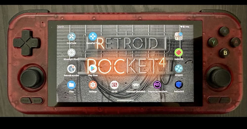 Retroid Pocket 4 pro +gry +grip +hdmi +EmulationStation