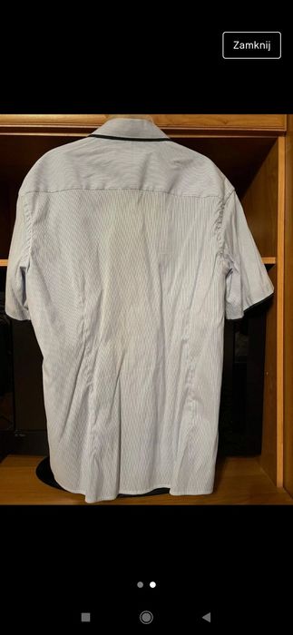 Koszula męska krótki rękaw elegancka