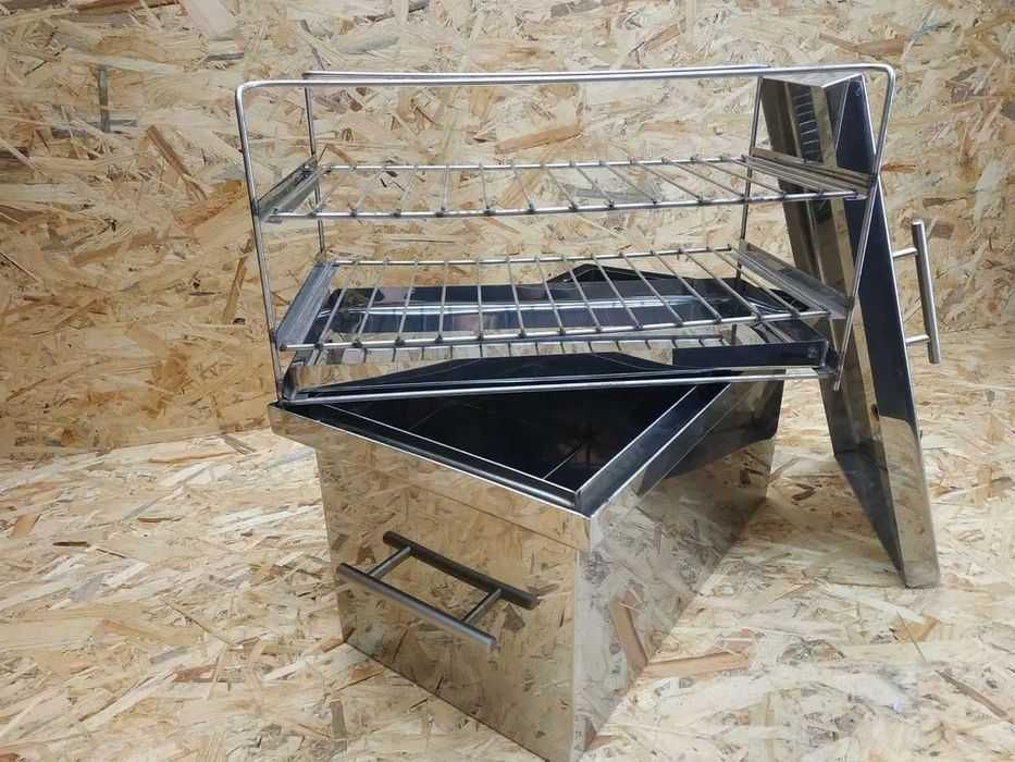 ‼️ Коптильня горячего копчения нержавейка. Коптилка из нержавейки.