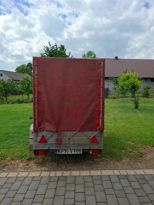 Przyczepa lekka czerwona