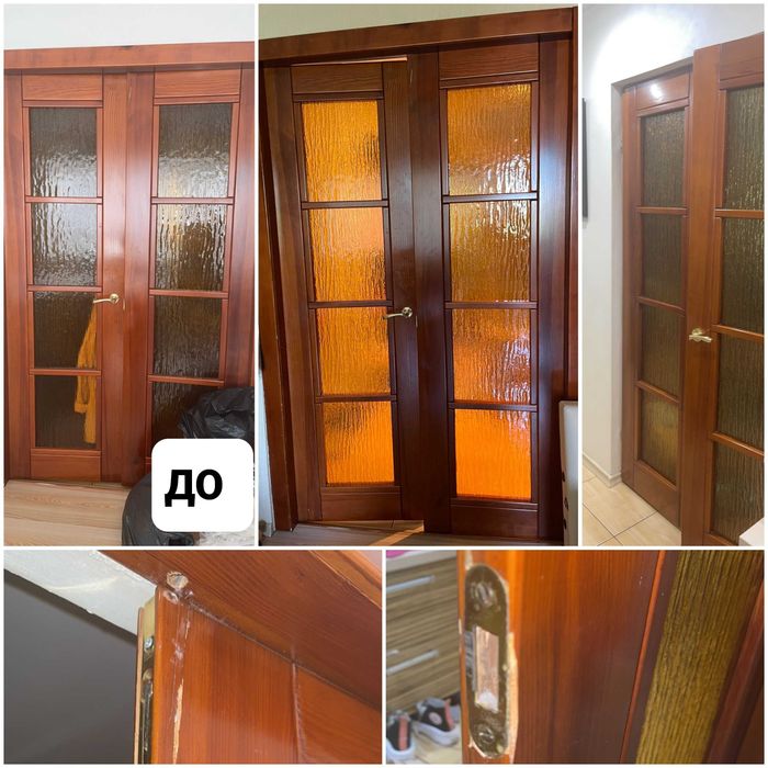 Реставрация деревянных  дверей
