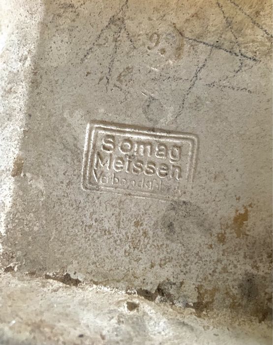 Piec Kaflowy zabytkowy sygnowany Miśnia