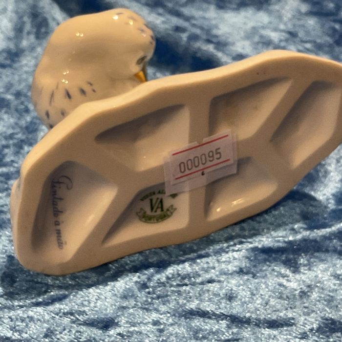 Pato vista alegre porcelana com pintura manual 11 cm