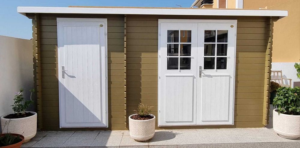 Casa de madeira com 2 Compartimentos, GLORIA H 12,9m2