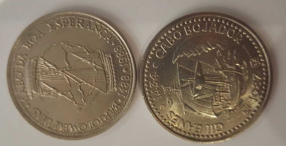 Coleção de moedas escudo