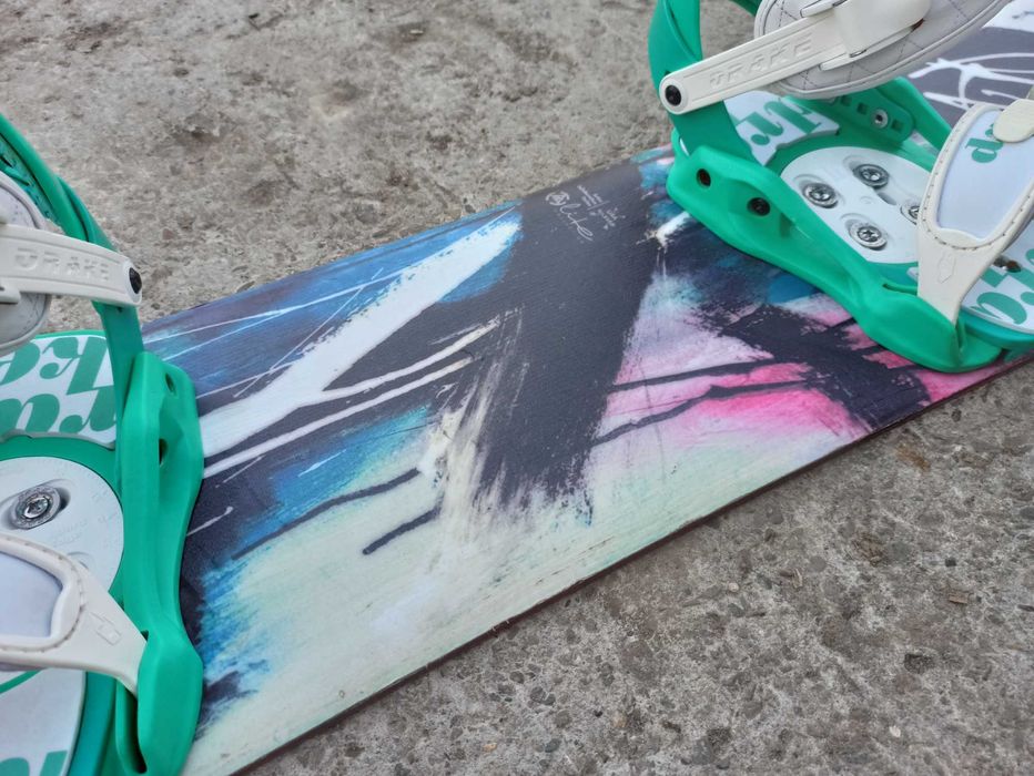 Damska deska snowboardowa snowboard K2 Lite Eco 145 cm +wiązania Drake