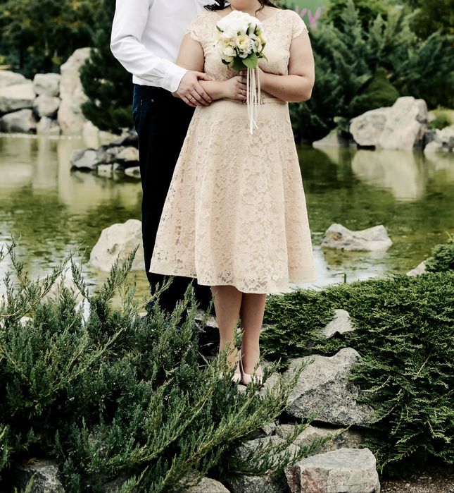 Весільне плаття коктейльне святкове плаття