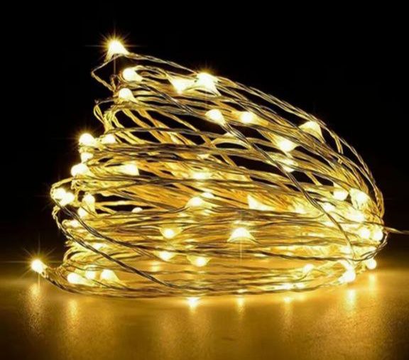 Led стрічка 2м на батарейках лед лента Лампочки гирлянды