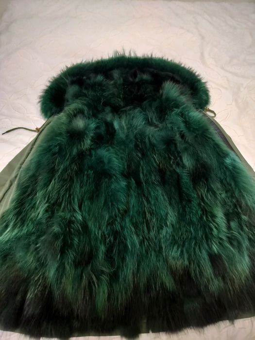 Парка з натуральним хутром, р. XS-S