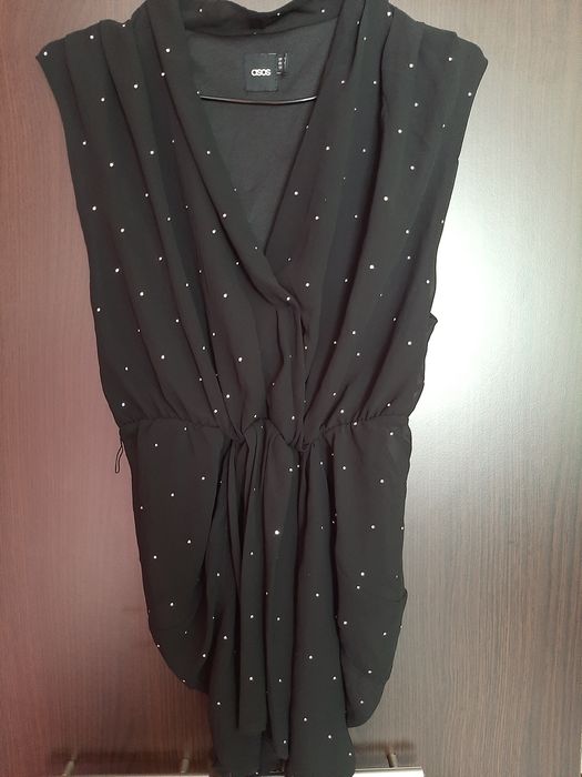 Czarna bluzka z drobinkami