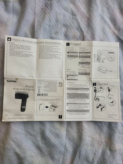 Telefon stacjonarny bezprzewodowy Philips  80 zł