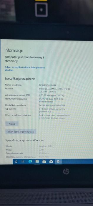 Laptop HP z Niemiec w bardzo dobrym stanie