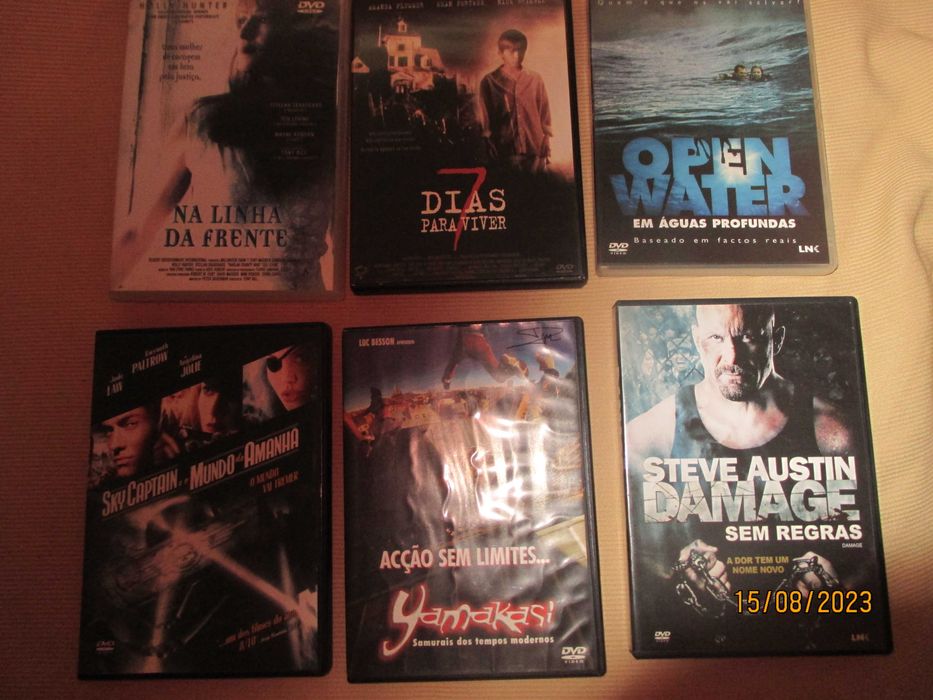 29 dvd's de filmes