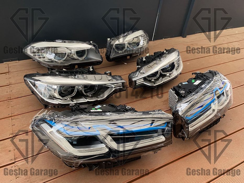 Наличие Фары фари БМВ BMW f16f25f30f31e39f32f33f36g11g12g30 led xenon