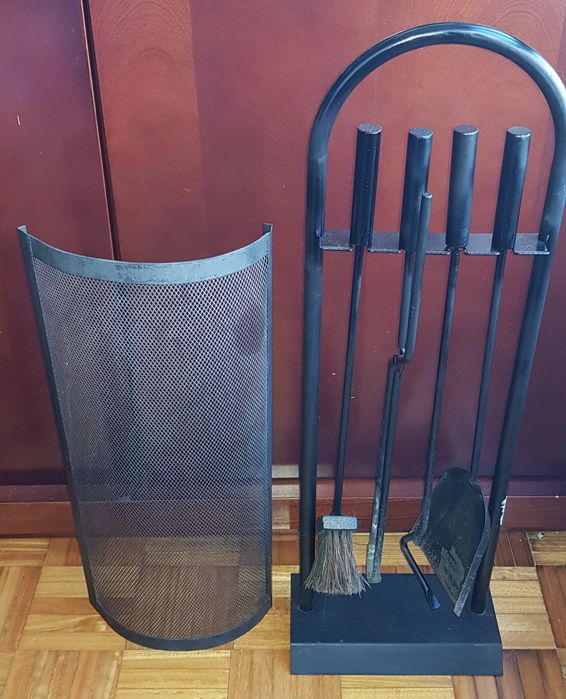 Conjunto kit lareira