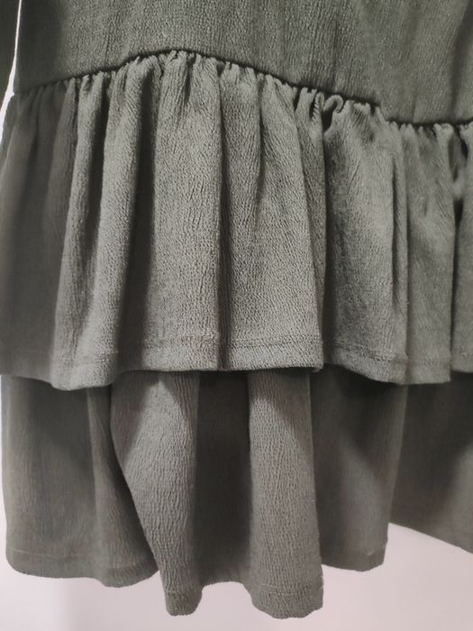 Sukienka S-L ciemny zieleń