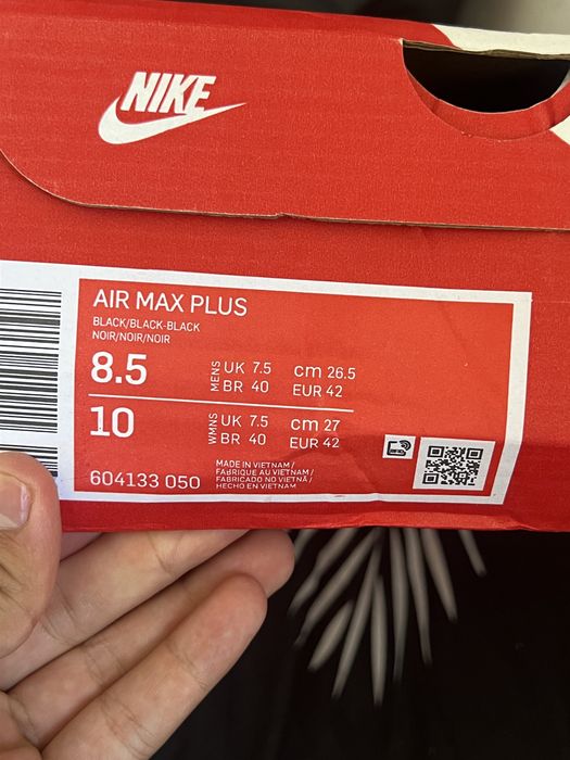 Nike air max plus TN triple black
