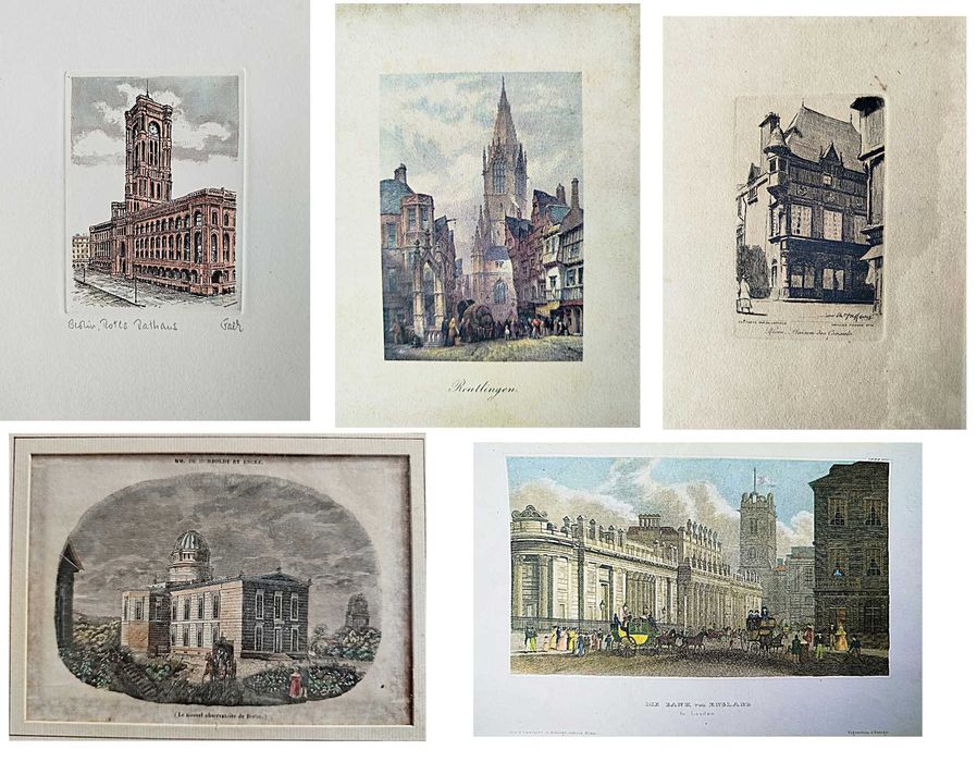 Gravura Antigas Séc. XVIII-XIX-XX