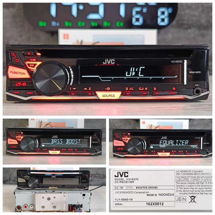 Фірмові магнітоли з Блюту JVC