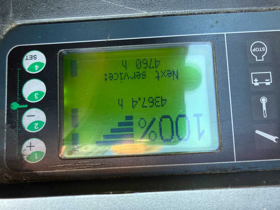 Linde T20SP waga widły ważące rydwan paleciak