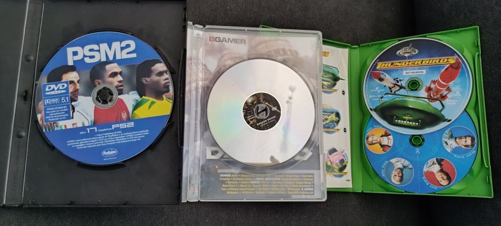 3 DVD usados jogos
