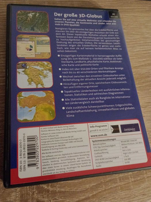 Jak nowy duży 3d globus program komputerowy dla dzieci