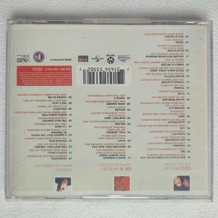 Аудіо СД(CD-DA) - Виконавці 90-00-х(техно,евро денс,поп) Част. 1  29CD