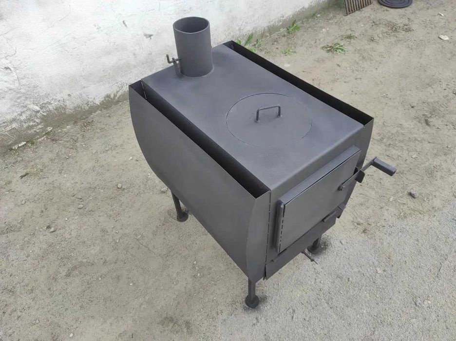 Буржуйка, Булер'ян, Печь, Булерьян с варочной плитой, на 90м3
