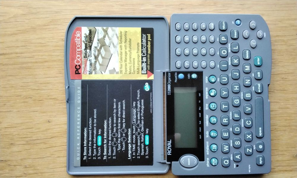 Огранайзер Royal DS2080 електронна записна книжка