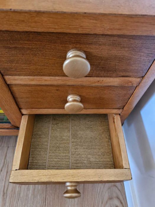 Toaletka vintage z potrójnym lustrem – po renowacji/ okazja!
