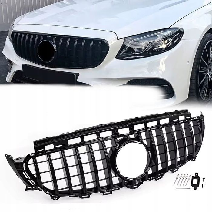 Grill Atrapa Zderzaka Mercedes E class W213 Panamericana 14-19 GTR Black