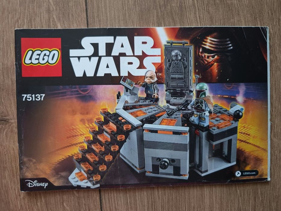 Instrukcja LEGO Star Wars 75137 Komora do zamrażania w karbonicie ksią