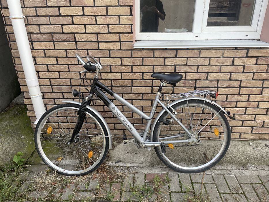 Немецкий велосипед Fischer Alu-Bike (алюминиевый, с багажником)