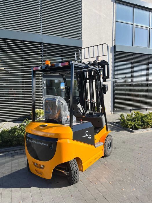 Nowy wózek widłowy elektryk 1,5 tony triplex Gunter Grossmann