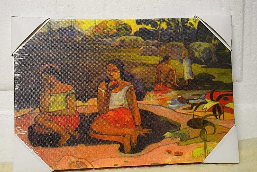 Paul Gauguin - ,, Słodkie Sny '' 1900, reprodukcja .