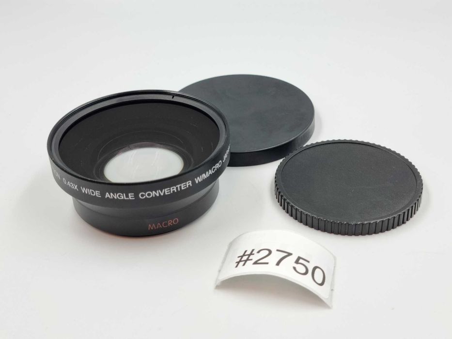 Obiektyw szerokokątny 0.43x HD z funkcją makro Japan Optics | #2750