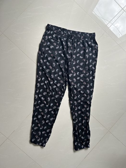 Spodnie czarne haremki luźne letnie L/xl na gumie
