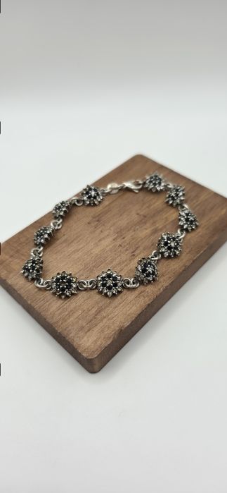 Srebrna Bransoletka Srebro Próba 925 Biżuteria Używana