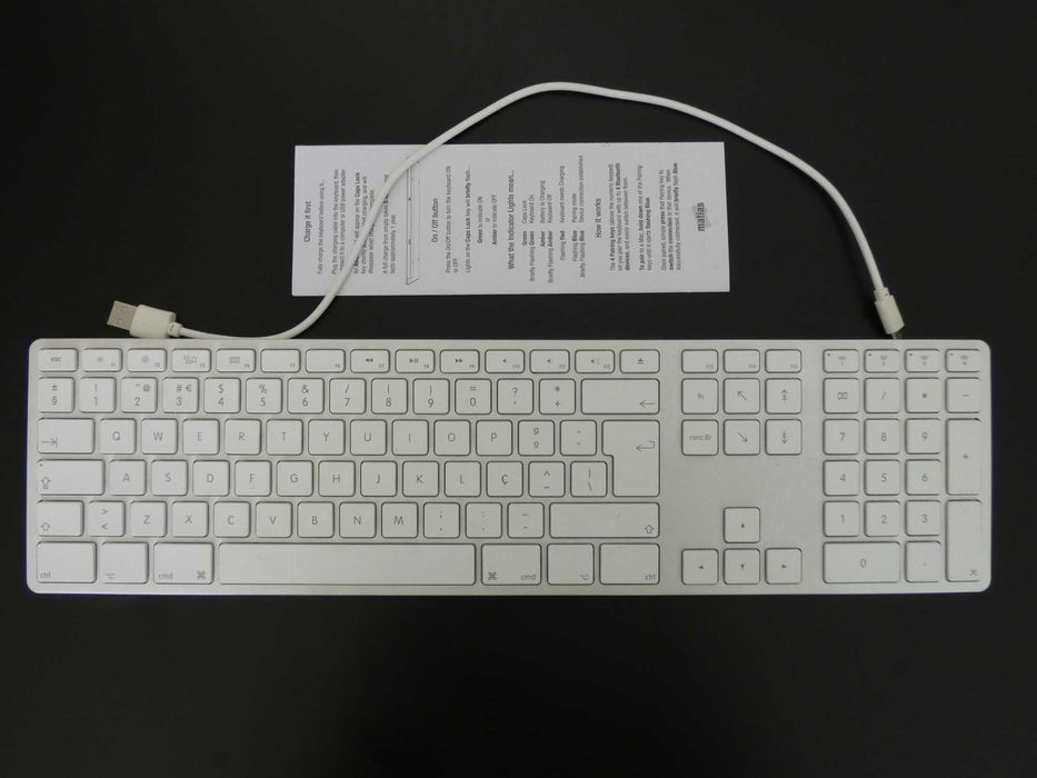 Teclado Bluetooth de Alumínio Matias - PT