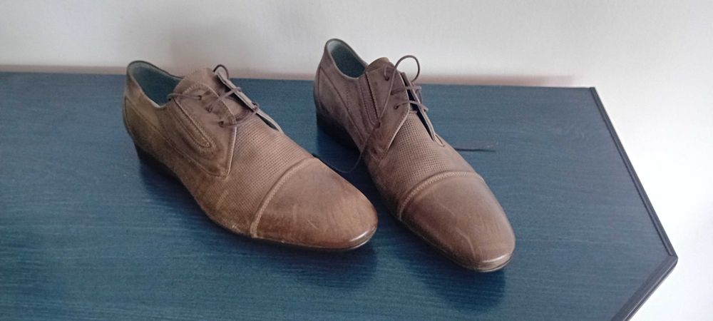 Półbuty Gino Rossi nowe 44,5 skóra naturalna buty męskie