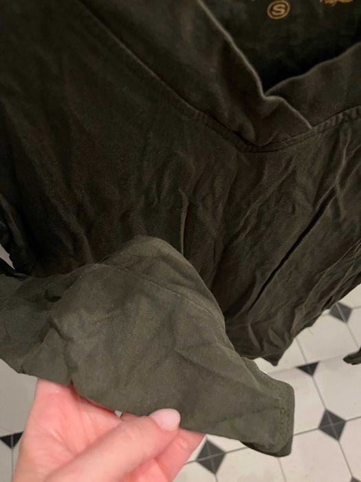 Bluzka koszulka khaki Terranova, rękaw 3/4 Rozm. S