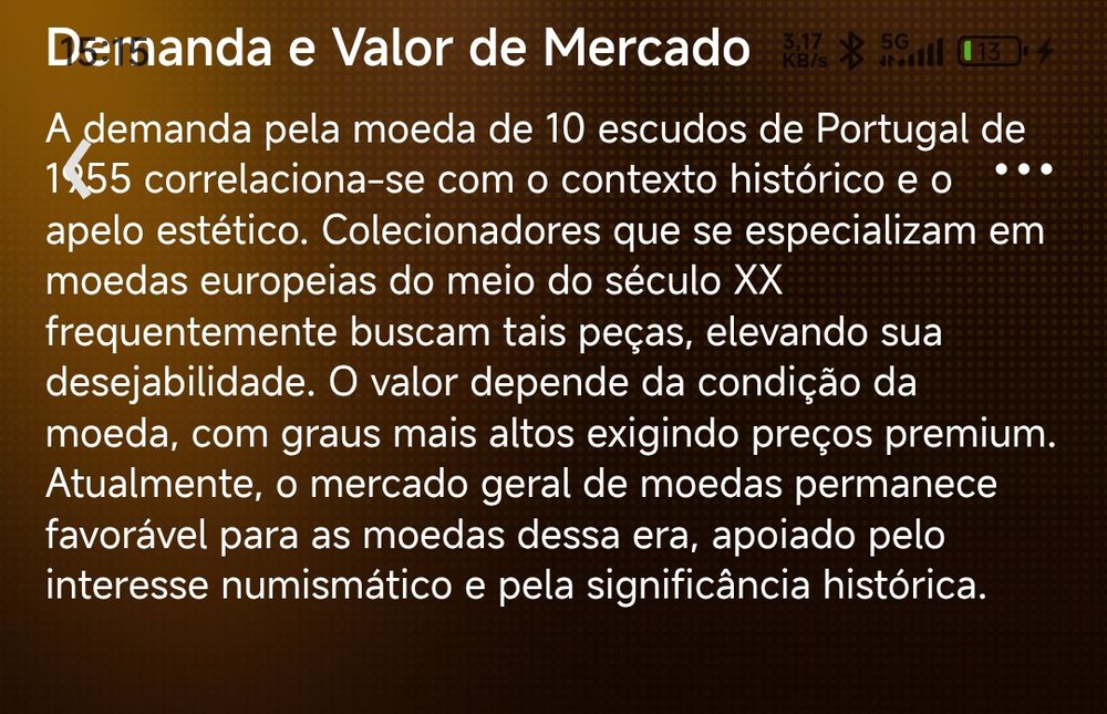 Moedas antigas Portugal