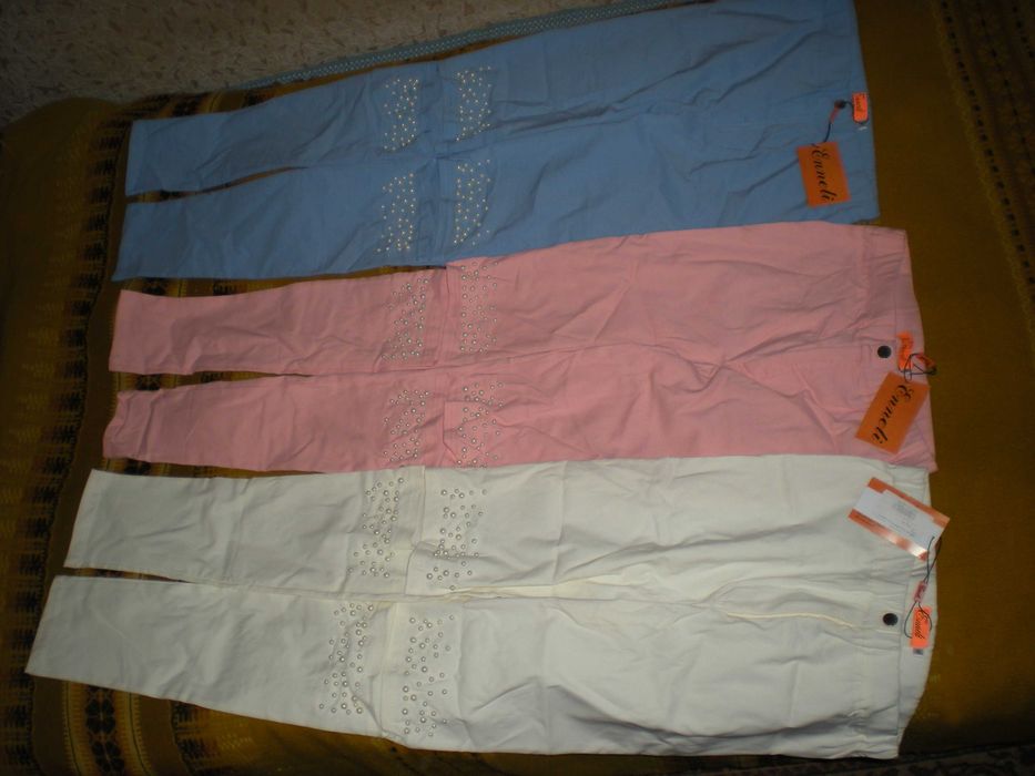 Брюки Enneli женские с открытыми коленями, стрейч, новые