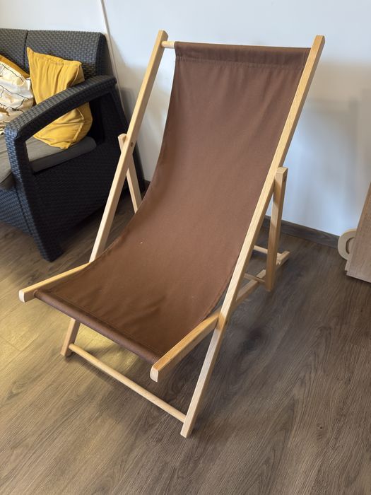 Leżak plażowy - stan jak nowy !!