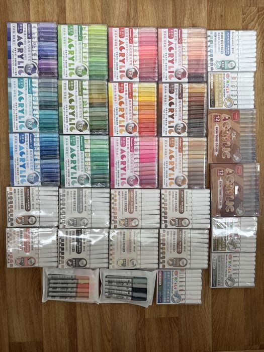 Акрилові маркери languo/grasp/guangna