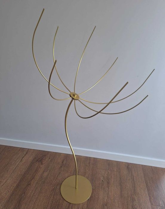 Kwietnik dmuchawiec parasol 120 cm stelaż złoty