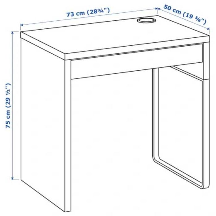 Biurko Ikea z szufladą