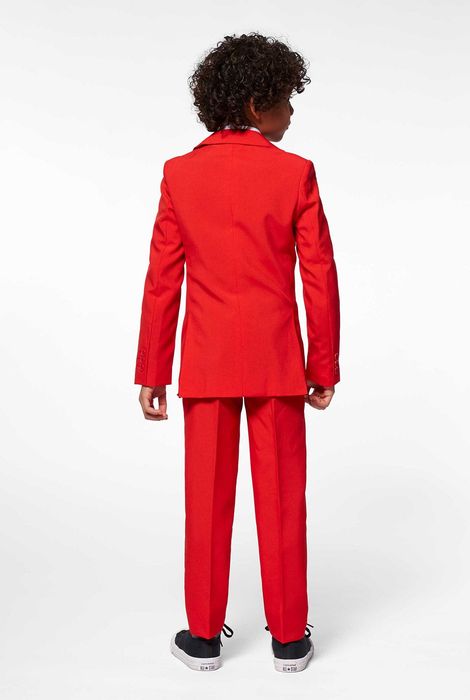 Czerwony garnitur chłopięcy OppoSuits Slim Fit roz.146-152 nowy
