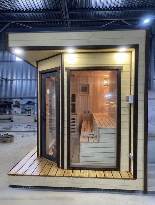 Баня,сауна парная модульная 3.5*2.00