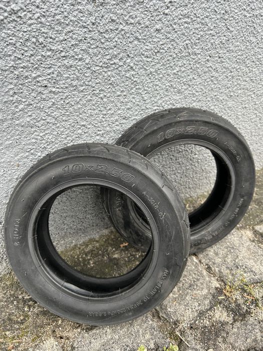 Pneus 10x2.50 para trotinete